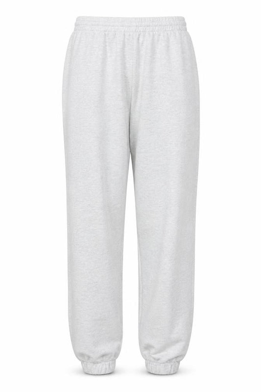 Front view of ASOS DESIGN Women Grey Jogger Sweatpants, size 8, Elastic Waist