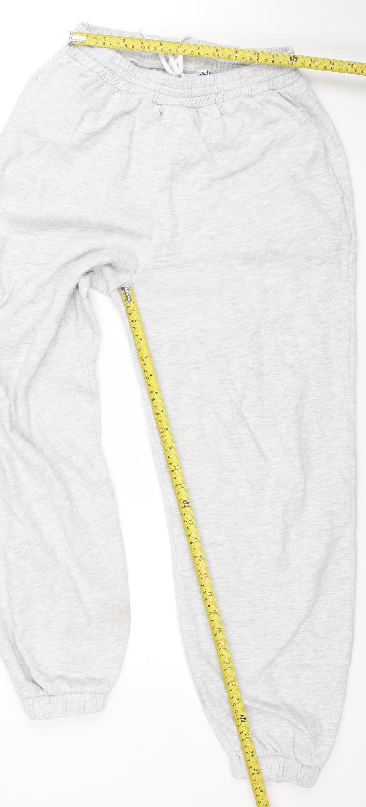 ASOS DESIGN Women Grey Jogger Sweatpants Size 8 Elastic Waist