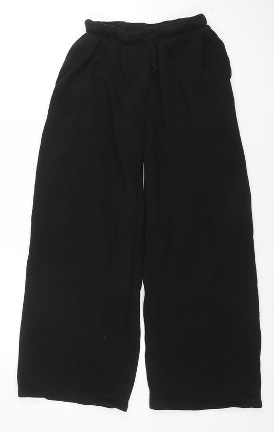 H&M Divided Women Black XS Jogger Sweatpants with Elastic Waist