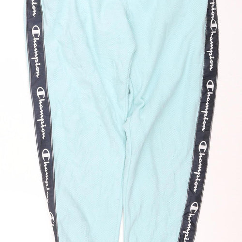 Champion Women's Blue Small Jogger Track Pants with Side Stripe