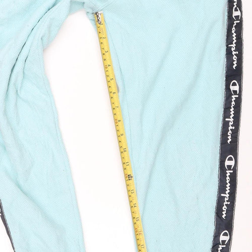 Champion Women's Blue Small Jogger Track Pants with Side Stripe