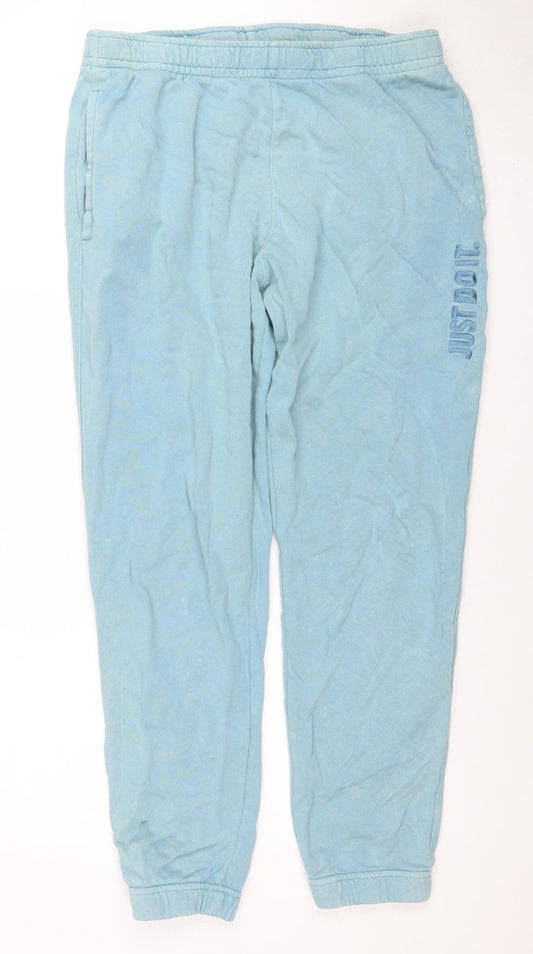 Nike Men's Blue Jogger Style Sweatpants M Regular Fit