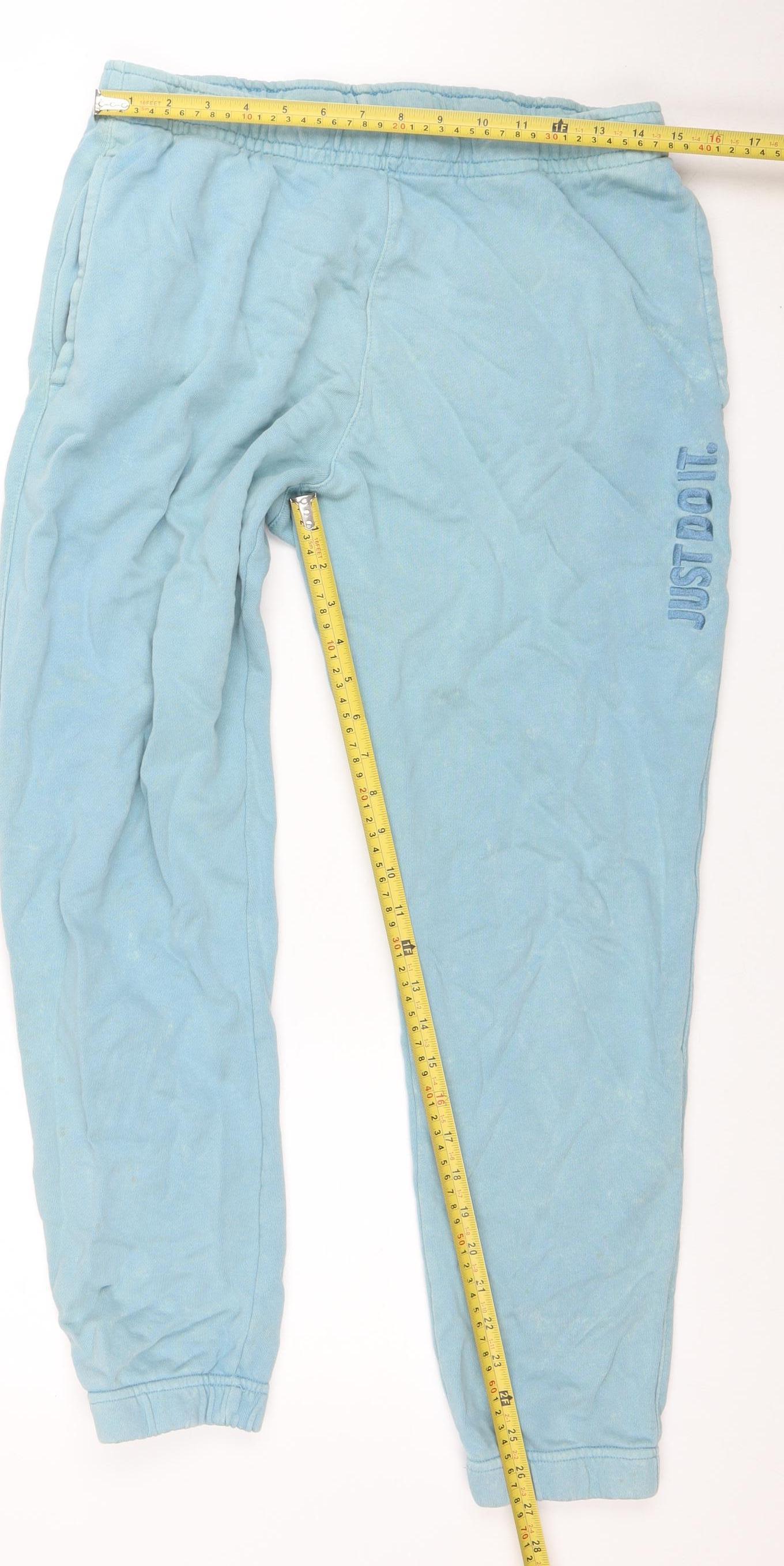 Nike Men's Blue Jogger Style Sweatpants M Regular Fit