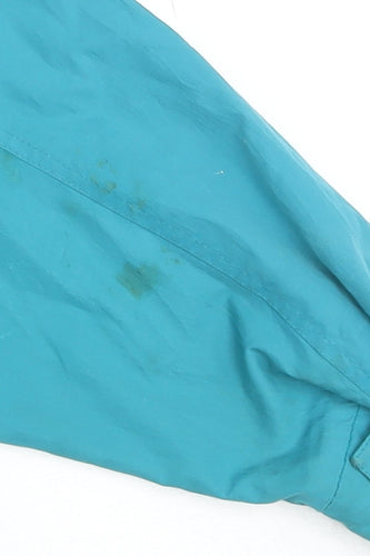 Towncraft Men’s Blue 90s Retro Windbreaker Jacket Size L