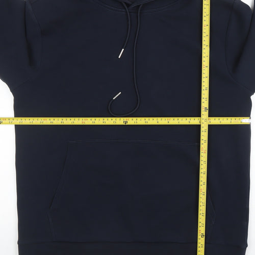 ARNE Men's Blue Pullover Hoodie XL Regular Fit Cotton Blend