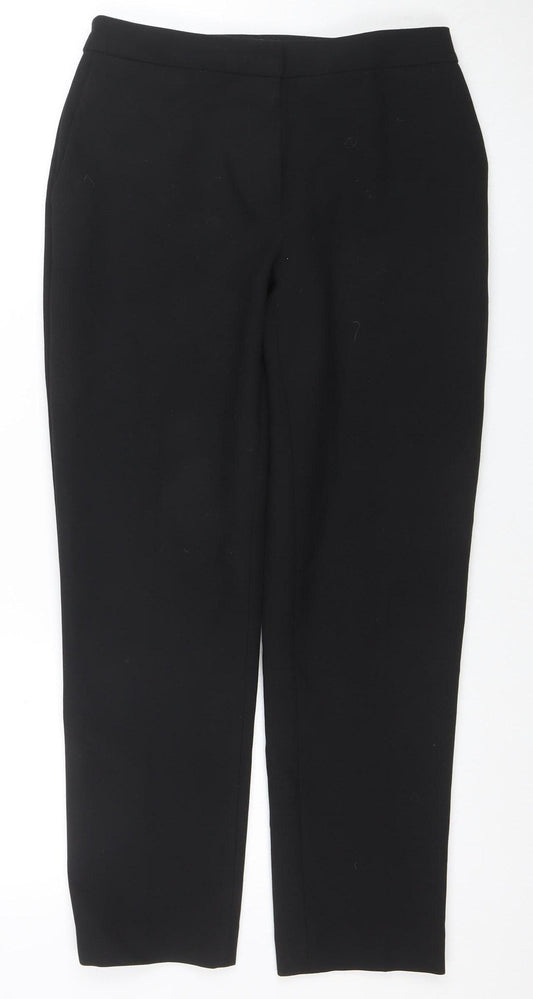 Jaeger Women Black Size 8 Slim Cropped Trousers