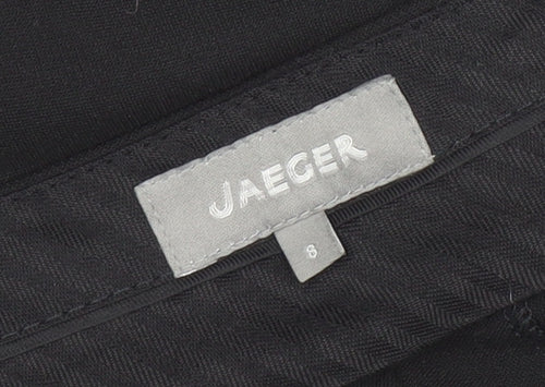 Jaeger Women Black Size 8 Slim Cropped Trousers