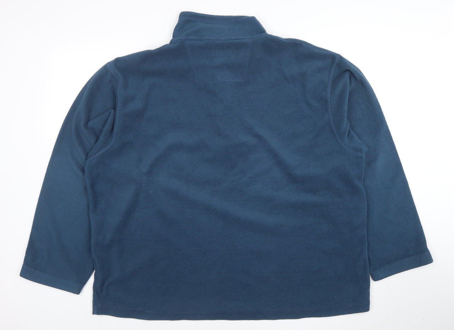 Regatta Mens Blue 2XL Fleece Pullover Sweatshirt Outdoor Zip