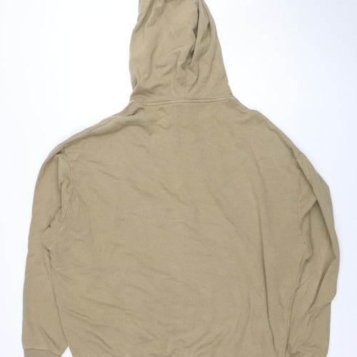 ASOS DESIGN Men’s Beige XL Pullover Hoodie with Pocket
