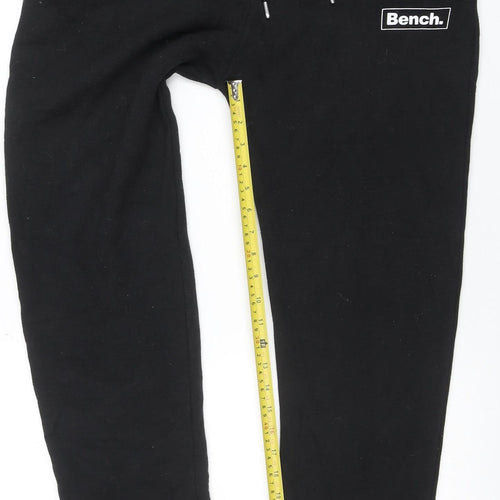 Bench Men’s Black XL Jogger Sweatpants Fleece Elastic Waist Activewear