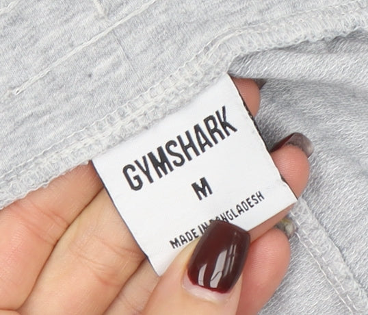 Gymshark Men's Grey Slim Fit Jogger Trousers Size M Elastic Waist