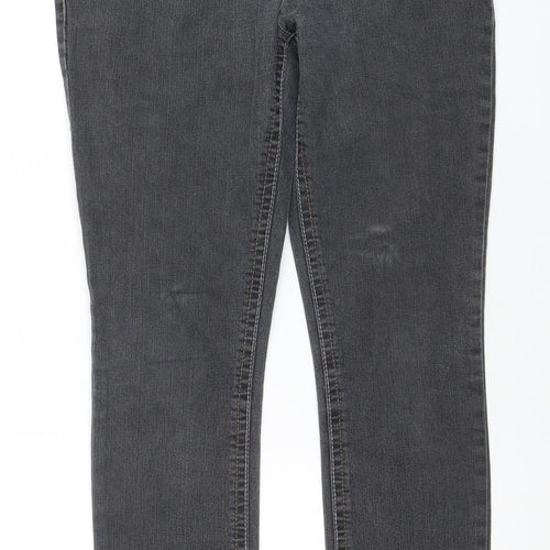 Dorothy Perkins Women Grey Skinny Stretch Jeans Size 8