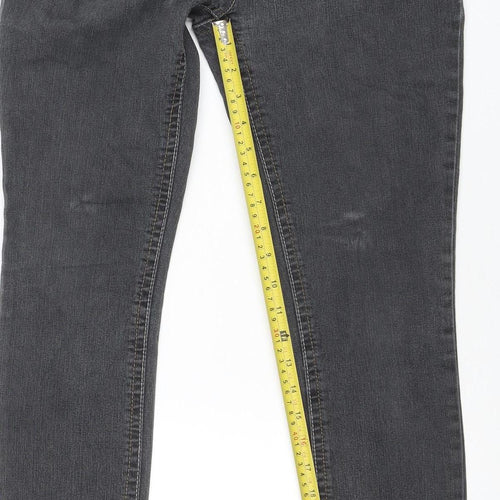 Dorothy Perkins Women Grey Skinny Stretch Jeans Size 8