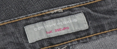 Dorothy Perkins Women Grey Skinny Stretch Jeans Size 8