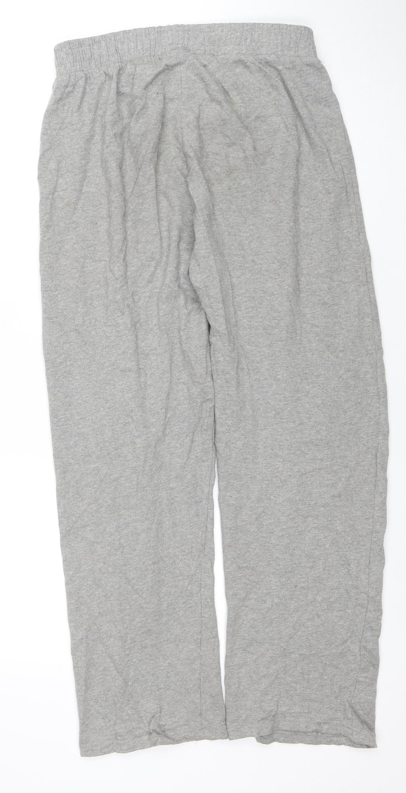 Quality Leisurewear Men's Grey Sweatpants S Regular Fit Elastic Waist