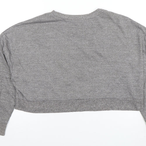 Gilly Hicks by Hollister Womens Grey Pullover Sweatshirt XS Relaxed Fit