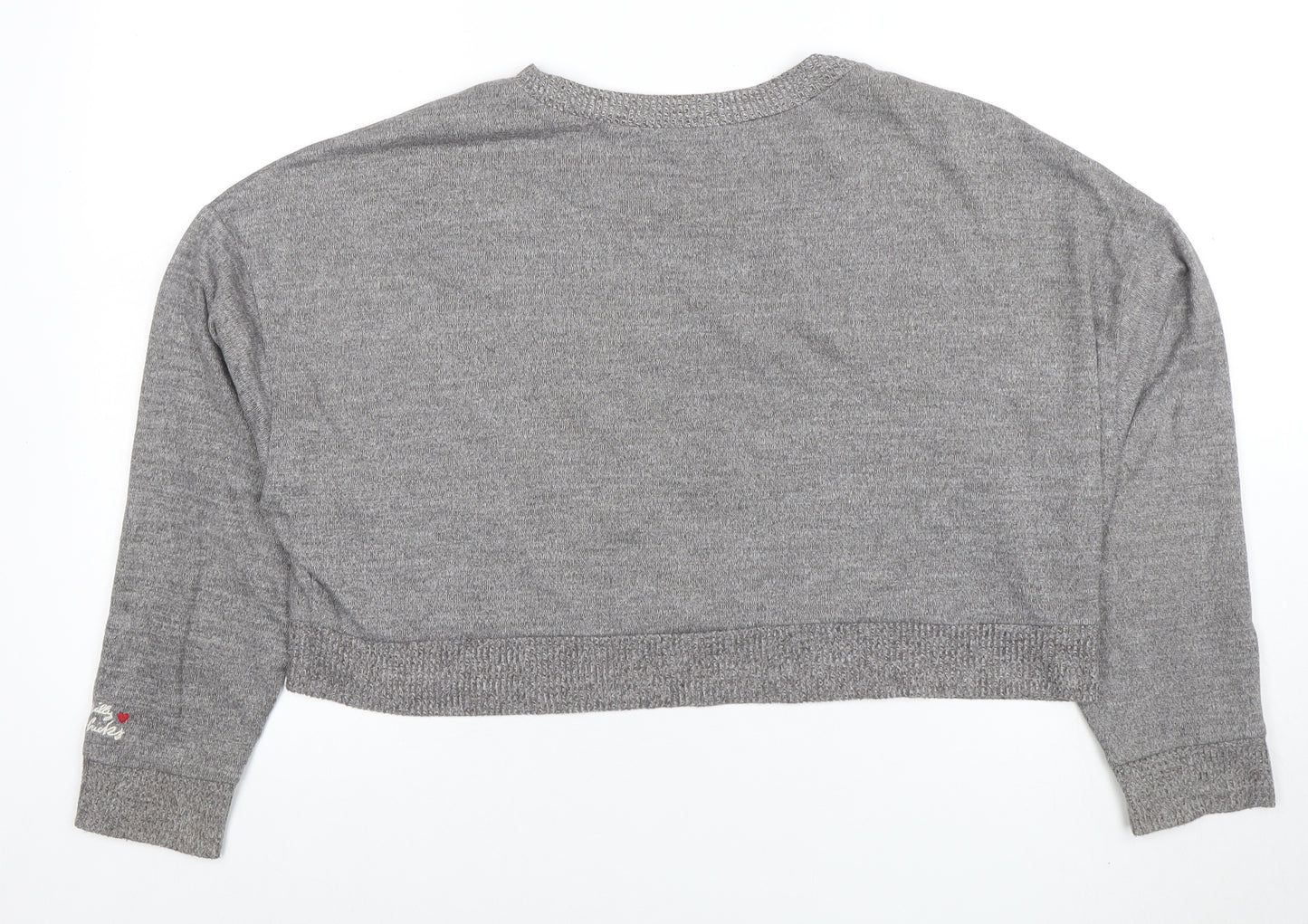 Gilly Hicks by Hollister Womens Grey Pullover Sweatshirt XS Relaxed Fit