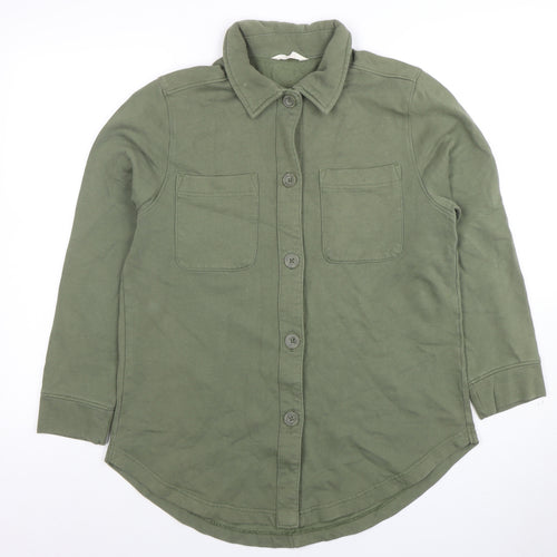 ANYDAY John Lewis Men’s Green Cotton Blend Button Jacket S