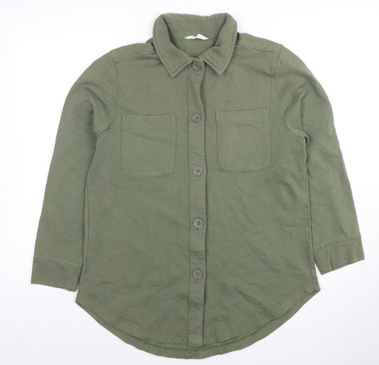 ANYDAY John Lewis Men’s Green Cotton Blend Button Jacket S