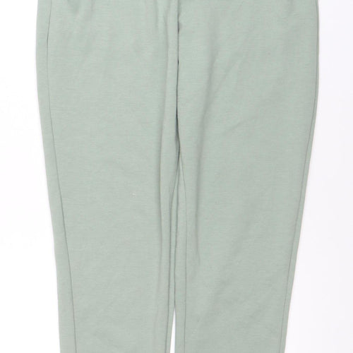 Yogalicious Women's Green Scuba Taylor Jogger Trousers Size M