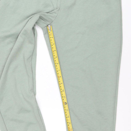 Yogalicious Women's Green Scuba Taylor Jogger Trousers Size M
