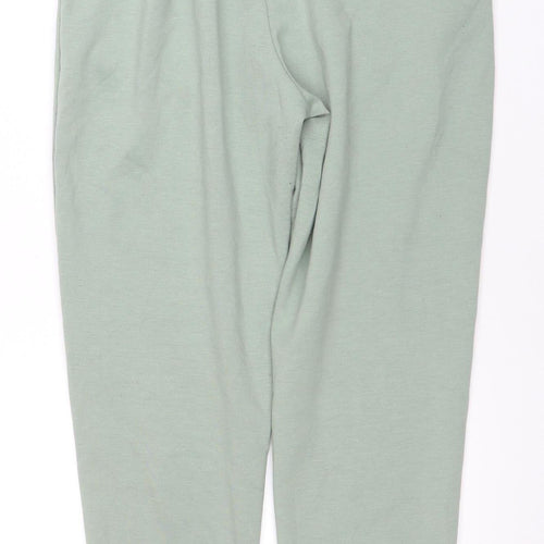 Yogalicious Women's Green Scuba Taylor Jogger Trousers Size M