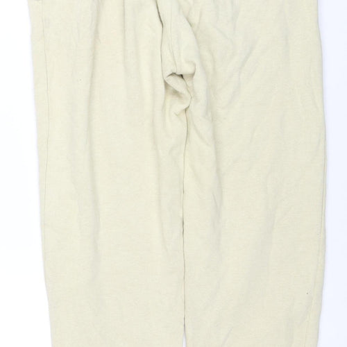 Nike Women's Beige Jogger Sweatpants S Fleece Activewear Trousers