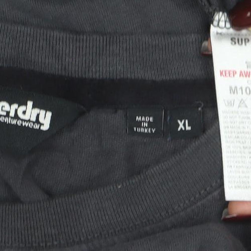 Superdry Men's Black XL Tokyo Graphic Print T-Shirt