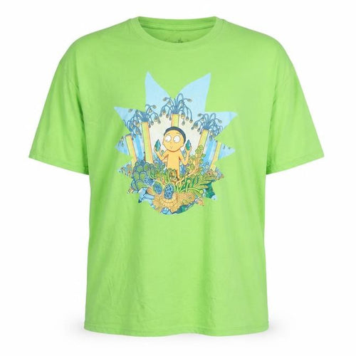 Rick and Morty Lootwear Exclusive Green XL Men's Graphic T-Shirt