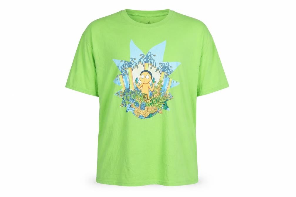 Rick and Morty Lootwear Exclusive Green XL Men's Graphic T-Shirt
