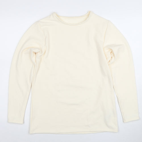 Marks and Spencer Women Ivory Heatgen Long Sleeve Top Size 20