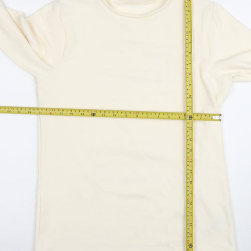 Marks and Spencer Women Ivory Heatgen Long Sleeve Top Size 20