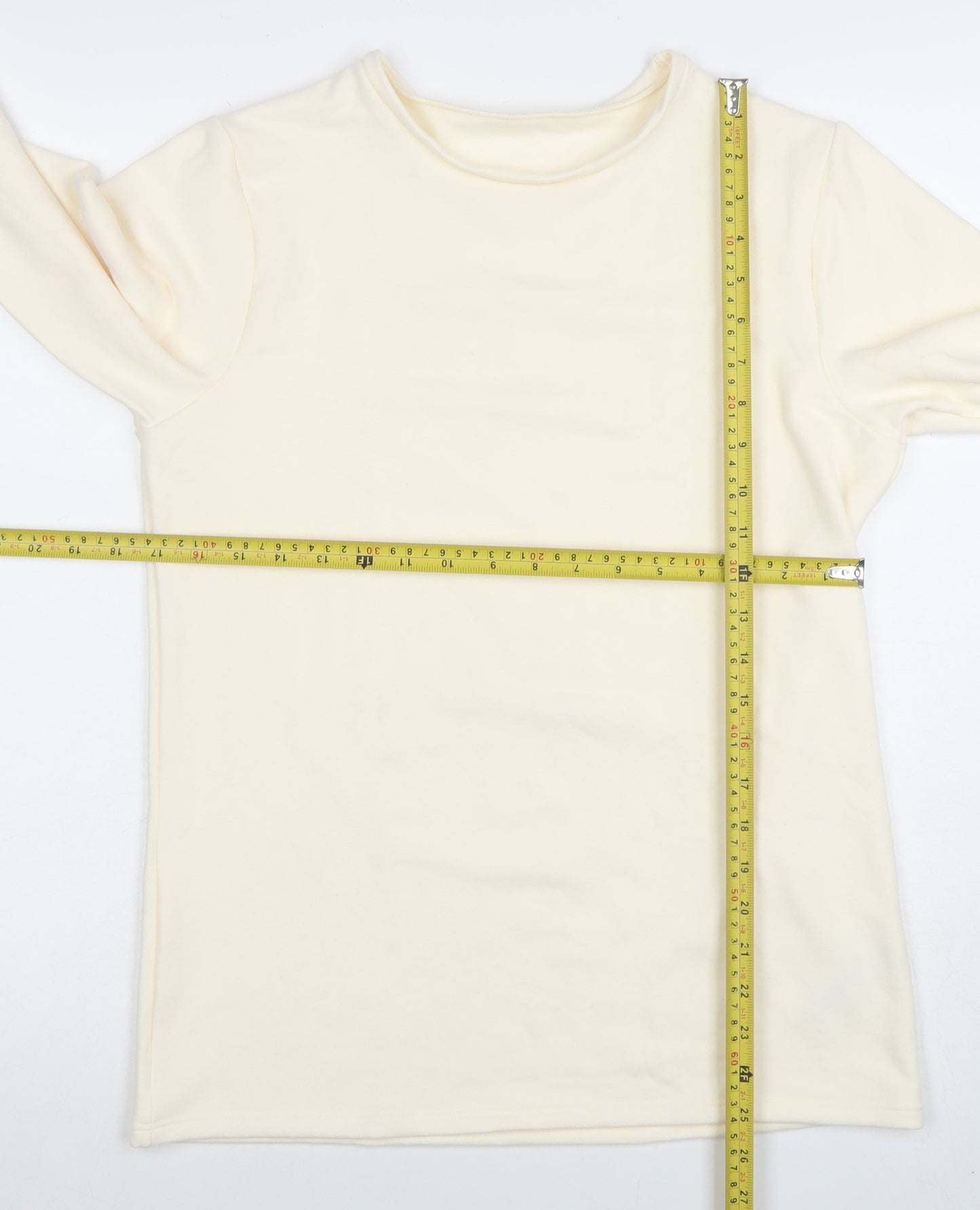 Marks and Spencer Women Ivory Heatgen Long Sleeve Top Size 20