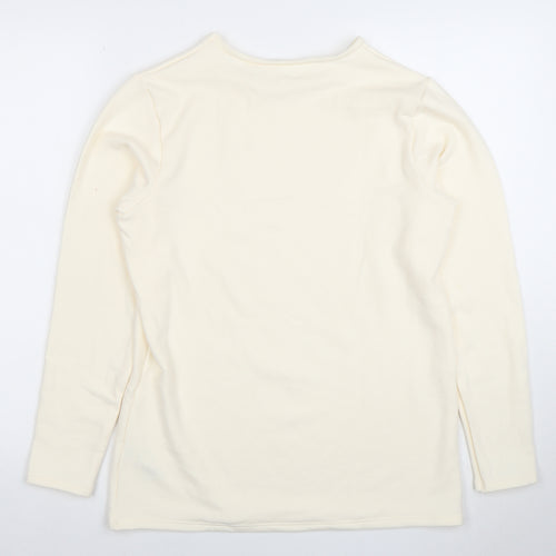 Marks and Spencer Women Ivory Heatgen Long Sleeve Top Size 20