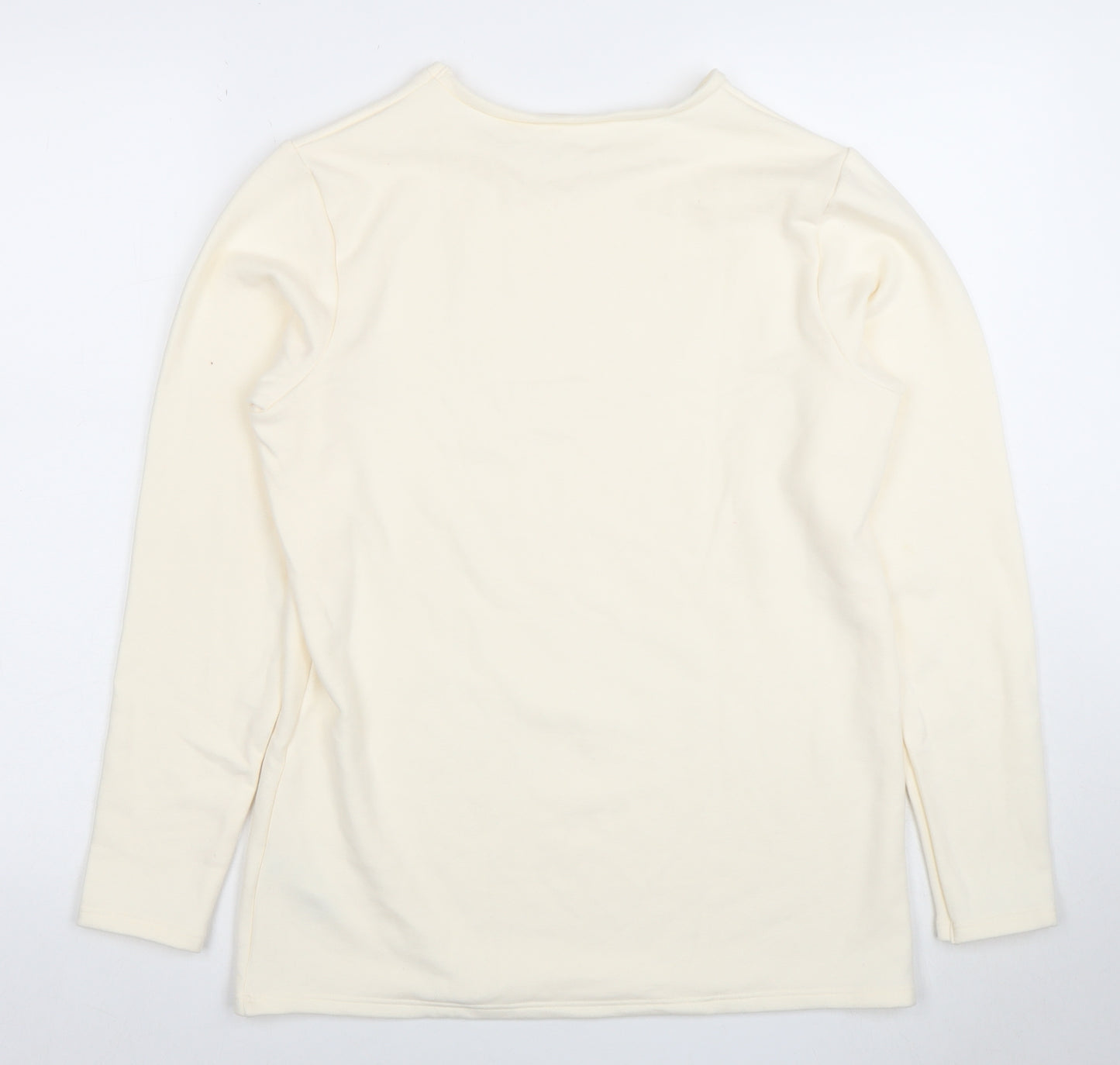 Marks and Spencer Women Ivory Heatgen Long Sleeve Top Size 20