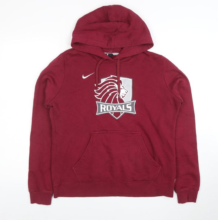 Nike Womens Maroon Royals Hoodie Size S Pullover Kangaroo Pocket
