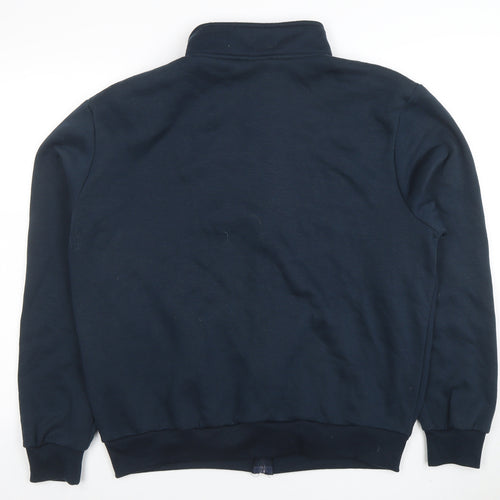 Lee Cooper Men’s Blue Full Zip Sweatshirt L Regular Fit
