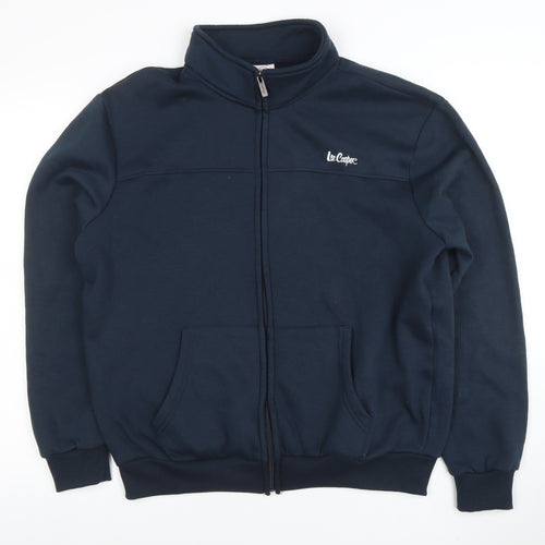 Lee Cooper Men’s Blue Full Zip Sweatshirt L Regular Fit