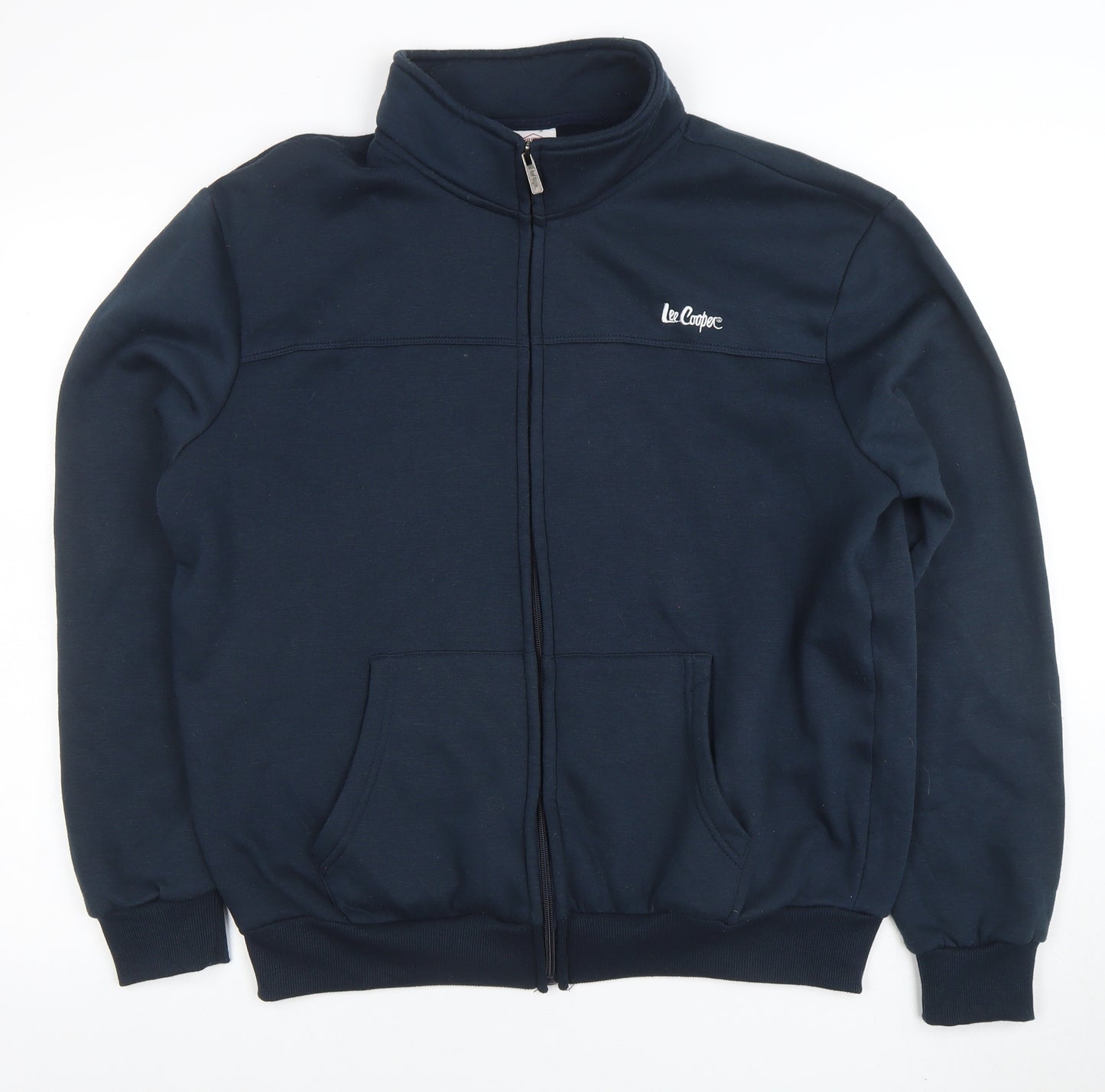 Lee Cooper Men’s Blue Full Zip Sweatshirt L Regular Fit