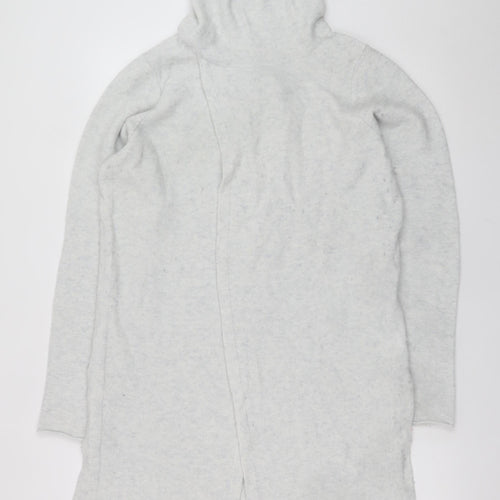 Sandwich Womens Grey Roll Neck Long Sleeve Knit Cardigan M