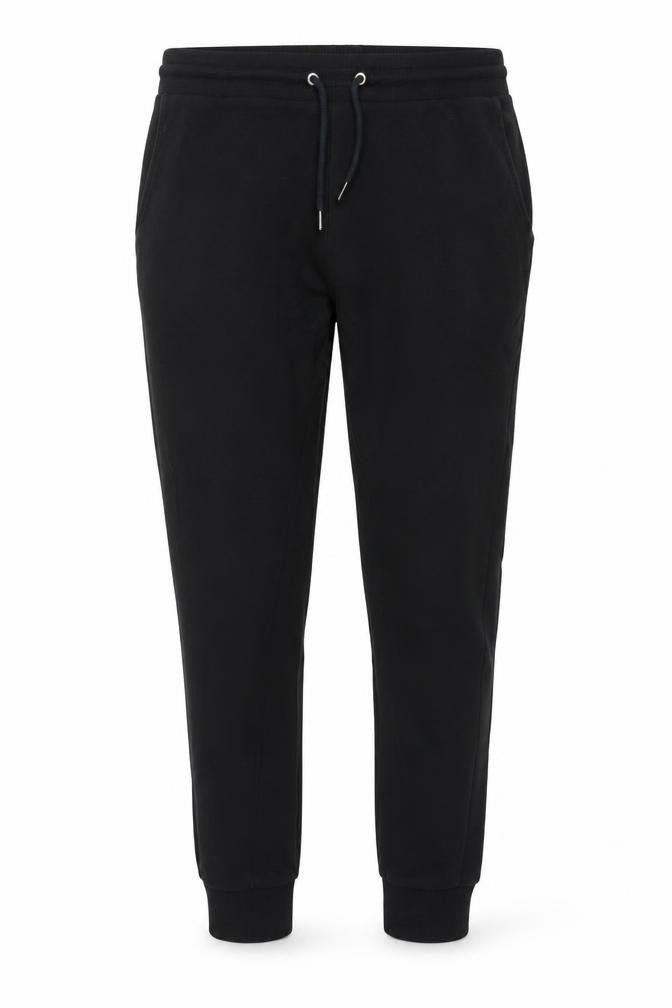 Front view of ASOS DESIGN Men's Black Jogger Trousers XL Cotton Blend