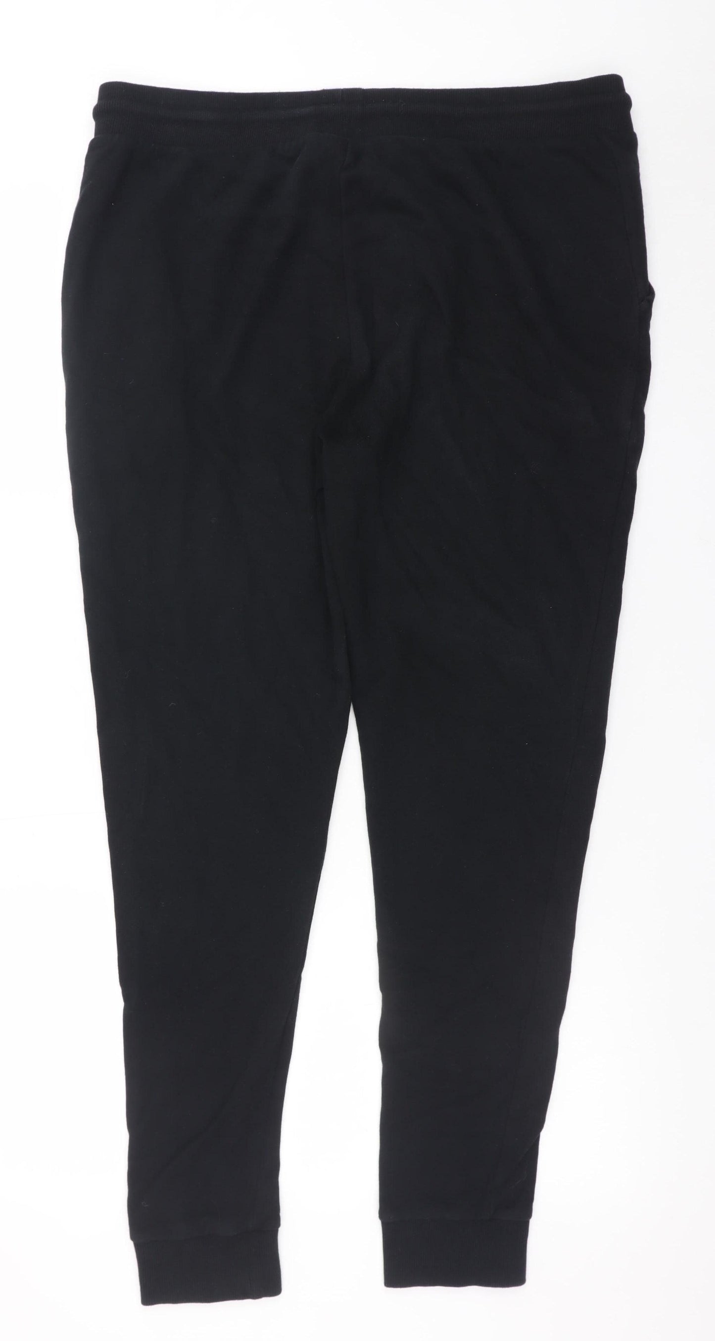 ASOS DESIGN Men's Black Jogger Trousers XL Cotton Blend