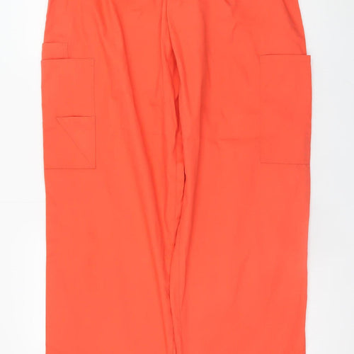 Sivvan Men's Orange XL Cargo Trousers Polyester Cotton Workwear