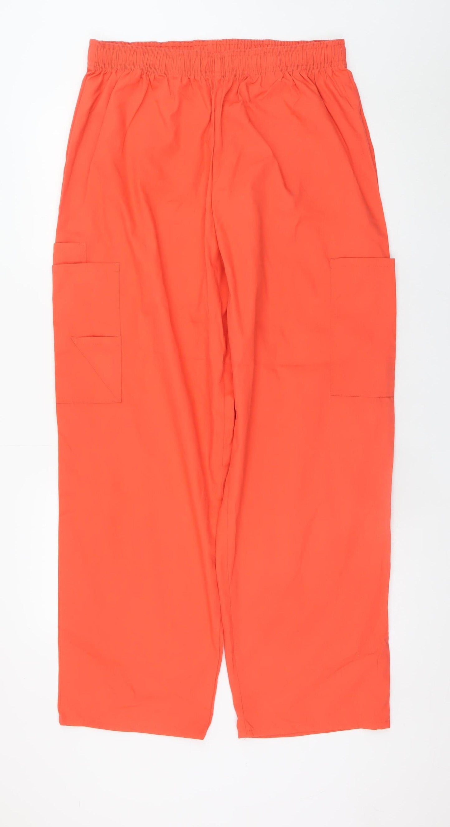 Sivvan Men's Orange XL Cargo Trousers Polyester Cotton Workwear