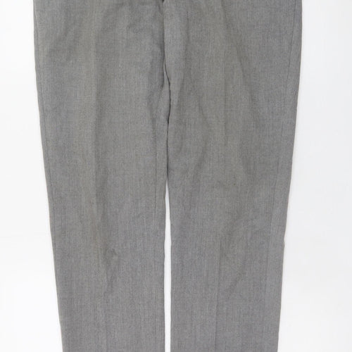 Next Men’s Grey Regular Fit Formal Trousers 32W 31L
