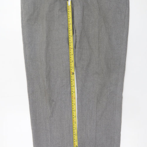 Next Men’s Grey Regular Fit Formal Trousers 32W 31L