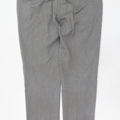 Next Men’s Grey Regular Fit Formal Trousers 32W 31L