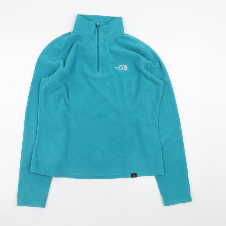 The North Face Women's Blue Fleece Pullover Sweatshirt Small