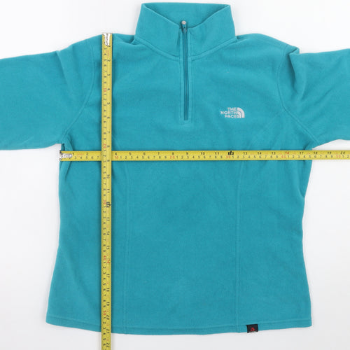 The North Face Women's Blue Fleece Pullover Sweatshirt Small