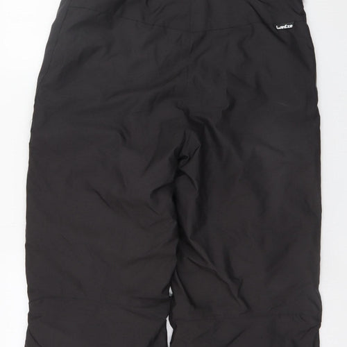 Wedze Men's Black Ski Snow Pants M Waterproof Insulated Winter Trousers